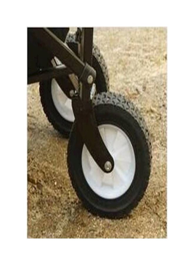 Foldable Multifunctional Shopping Cart Black 85x5x28centimeter - Image 4