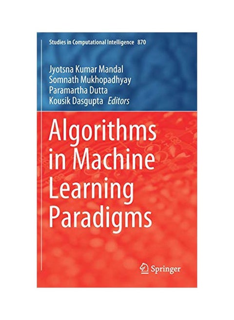 Algorithms In Machine Learning Paradigms hardcover english - 04 January 2020