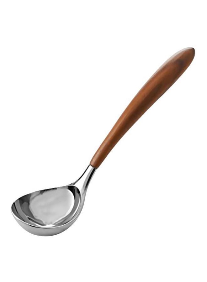 نامبي مغرفة من الإستانلس ستيل بني/فضي 12.5x3بوصة  - Image 1