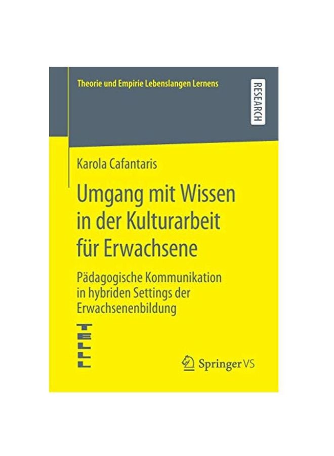 Umgang Mit Wissen In Der Kulturarbeit Fur Erwachsene paperback german - 17 January 2020