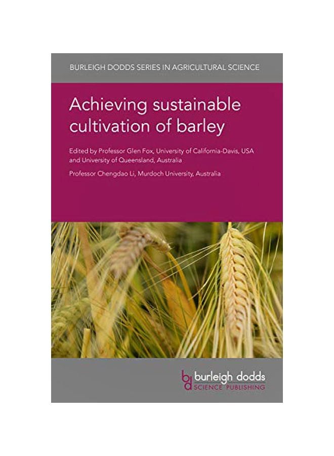 Achieving Sustainable Cultivation Of Barley hardcover english - 04 February 2020 