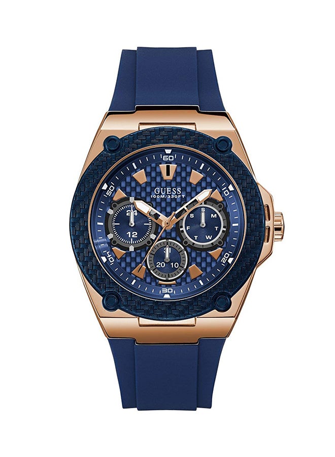 جس ساعة يد بعقارب وسوار من الجلد طراز 2724672228453 للرجال - Image 1