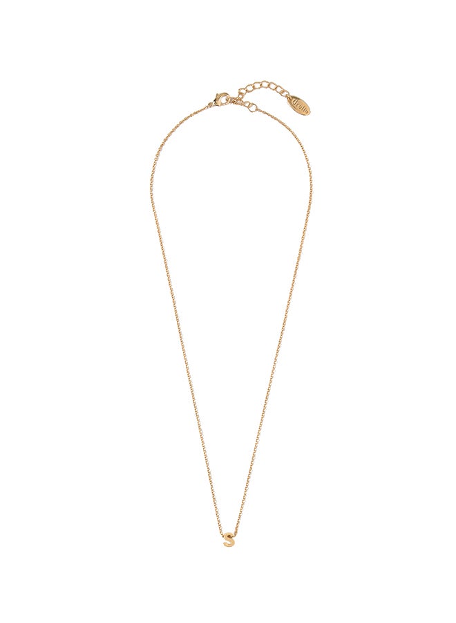 ORELIA LONDON S Mint Initial Necklace - Image 1