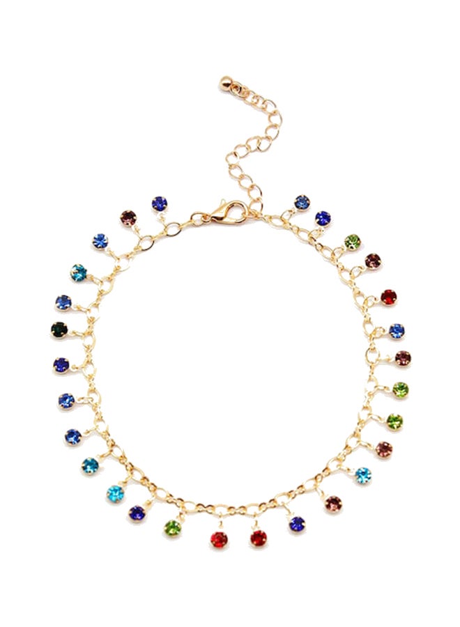 Beauenty - Ladylike Rhinestone Chain Anklet - Image 1