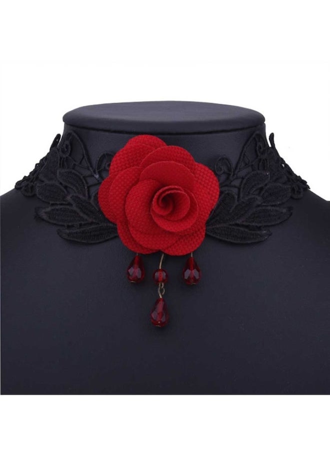 Hollow Out Flower Design Lace Choker - v1582222378/N34842252A_3