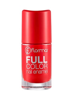 flormar Long Lasting Nail Enamel C08 Optimistic Red  - Image 1
