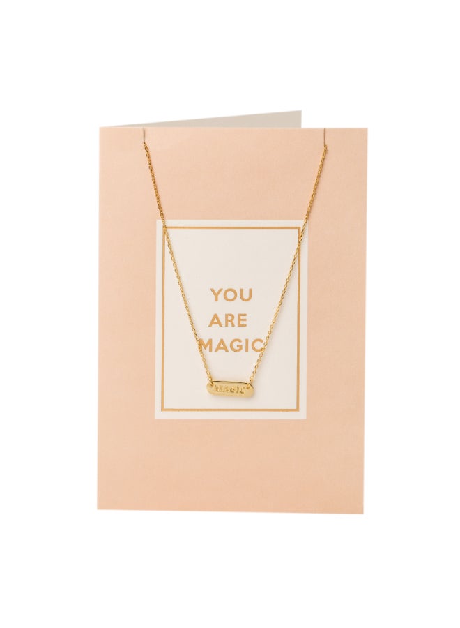 ORELIA LONDON You Are Magic Pattern Necklace - Image 2