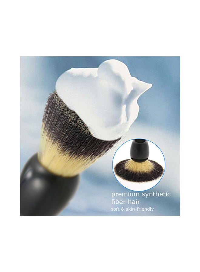 Generic Beard Shaving Brush With Stand Black 10.5x3.4centimeter  - Image 2