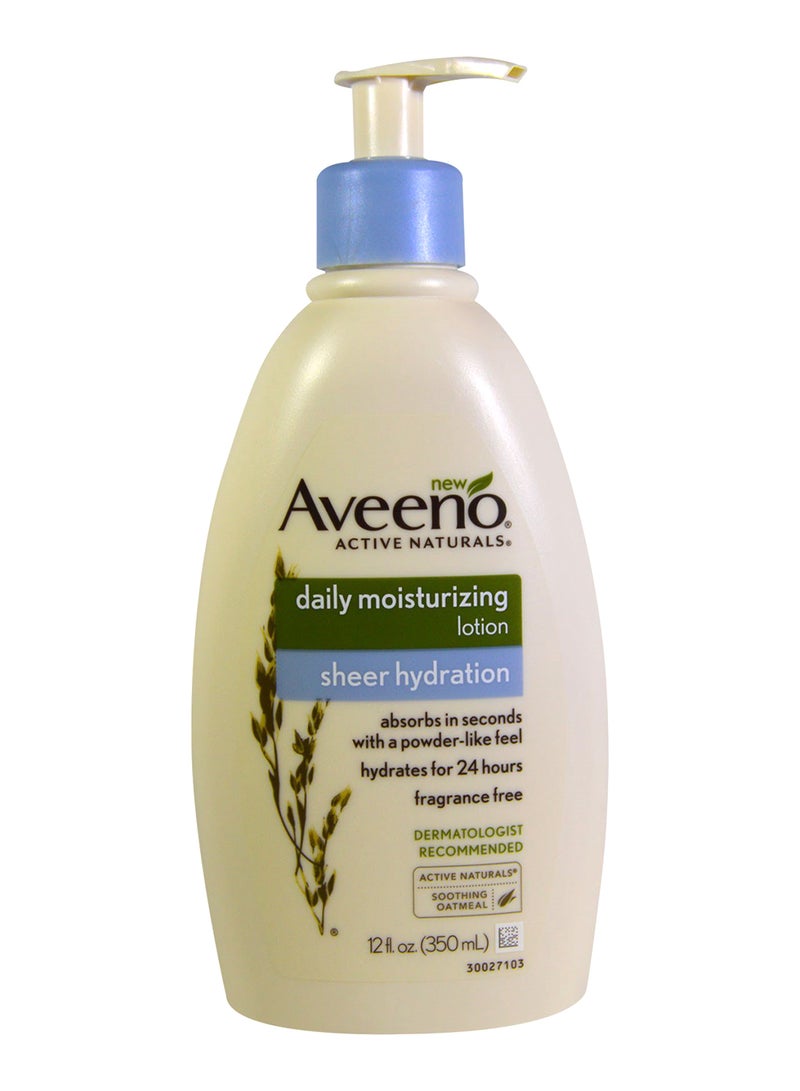 Aveeno Active Naturals Sheer Hydration Daily Moisturizing Lotion 350ml