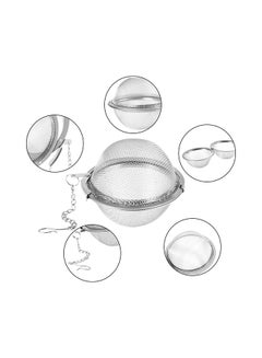 Generic Tea Coffee Infuser Filter Strainer Silver 5.50x5.50x5.50cm  - Image 2