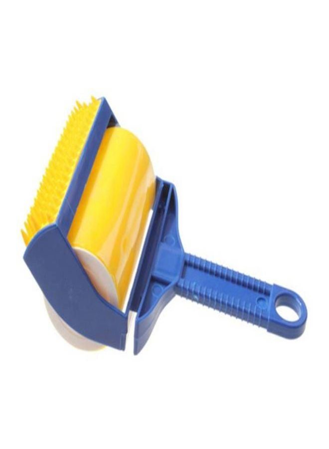 Generic Reusable Sticky Buddy Picker Lint Sticking Roller Pet Hair Remover Brush Lint Hair Cleaning Brush Roller Clothing Cleaning Tools Blue/Yellow - Image 5