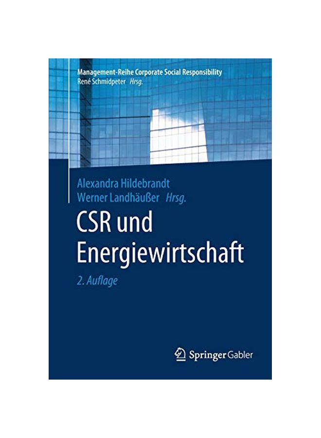 CSR Und Energiewirtschaft paperback german - 21 January 2020 