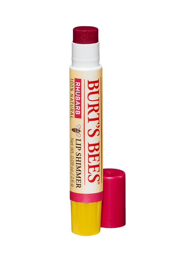 Burt's Bees Natural Moisturizing Lip Gloss Rhubarb  - Image 1