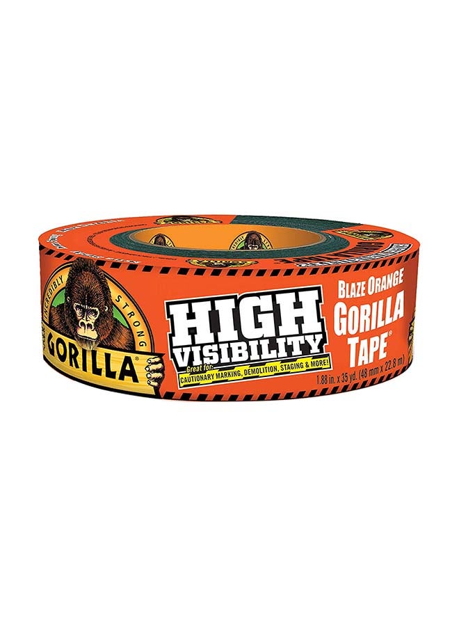 Gorilla High Visibity Duct Tape Blaze Orange  - Image 1