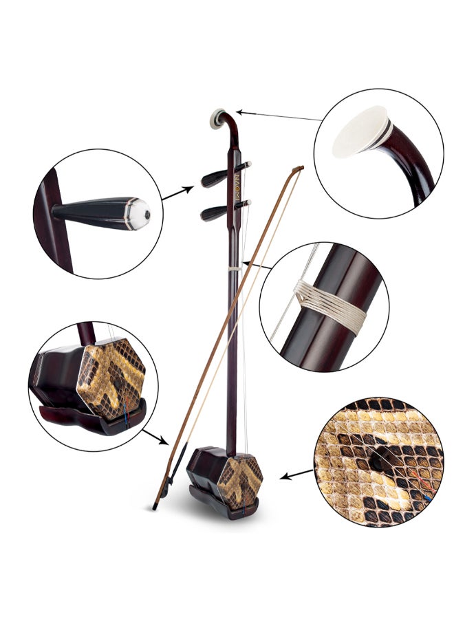 Generic - Wooden Stringed Fiddle Erhu - Image 1