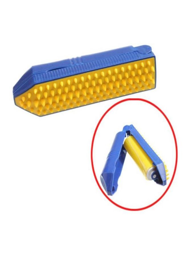 Generic Reusable Sticky Buddy Picker Lint Sticking Roller Pet Hair Remover Brush Lint Hair Cleaning Brush Roller Clothing Cleaning Tools Blue/Yellow - Image 4