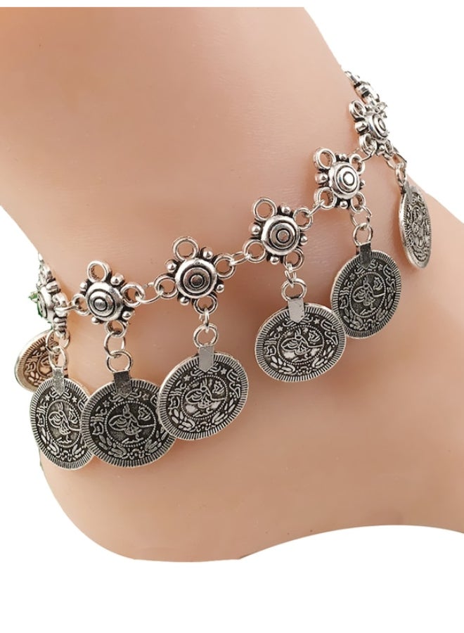 Round Shape Tassel Vintage Adjustable Chain Anklet - v1582237478/N34848749A_4