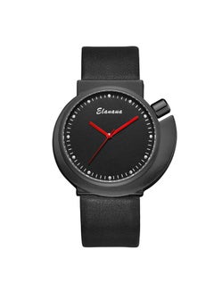 Elanova Men's Leather Analog Wrist Watch EL24BL 