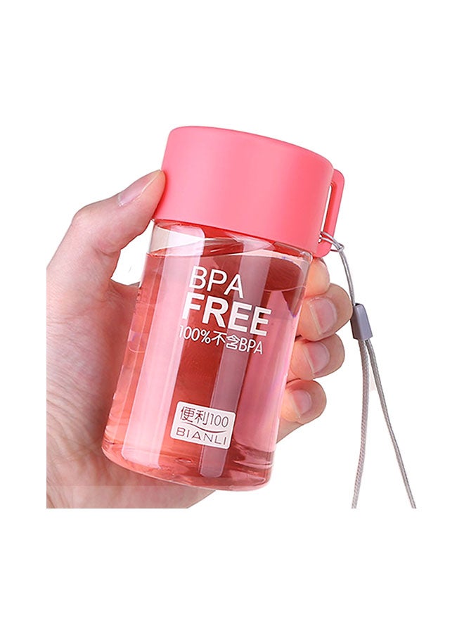 بيوينتي زجاجة مياه صغيرة مانعة للتسرب قابلة للحمل وردي/رمادي - Image 2