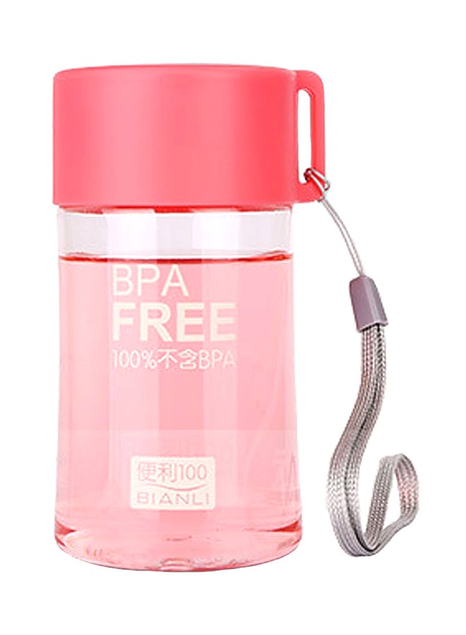 بيوينتي زجاجة مياه صغيرة مانعة للتسرب قابلة للحمل وردي/رمادي - Image 1
