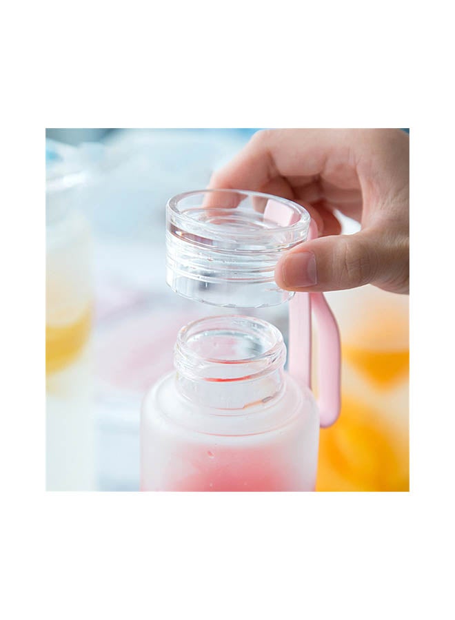 ناين زجاجة مياه سمر ليمون لون وردي 480ملليلتر - Image 3