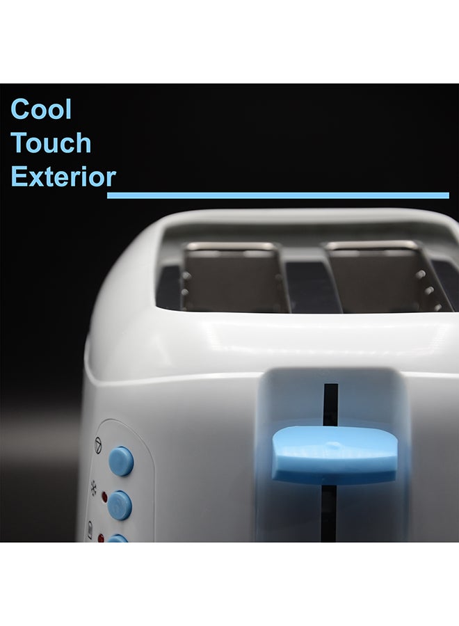 Emerald - 2 Sliced Toaster 850.0 W 450MG White - Image 1