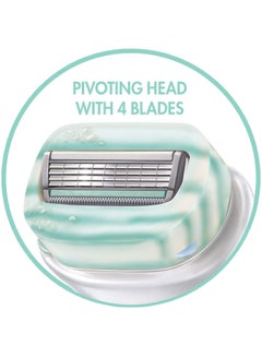 schick 3-Piece Intuition Sensitive Care Moisturizing Razor Blade Refills Multicolour 10grams  - Image 4