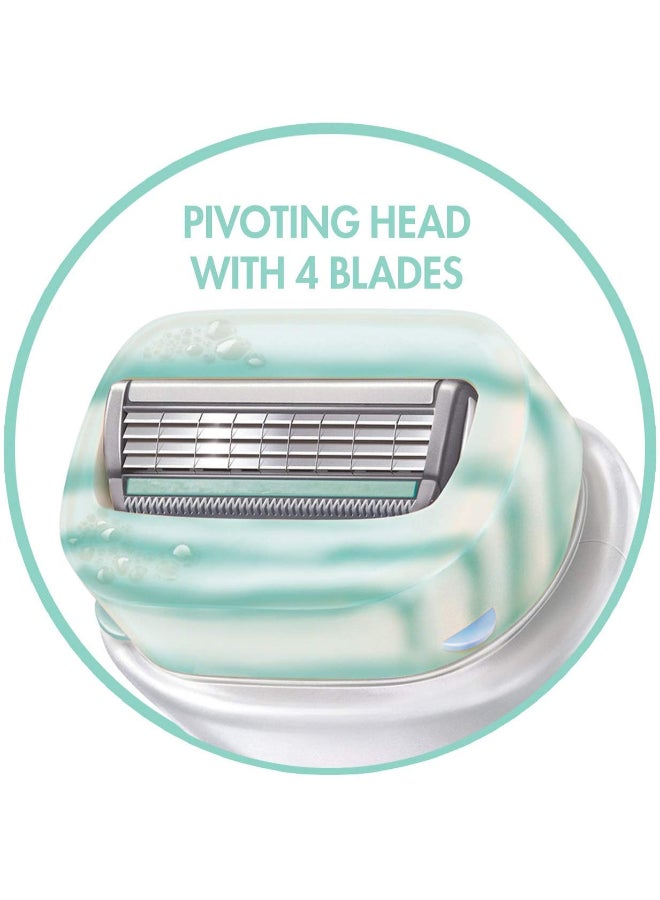 schick - 3-Piece Intuition Sensitive Care Moisturizing Razor Blade Refills Multicolour 10grams - Image 1