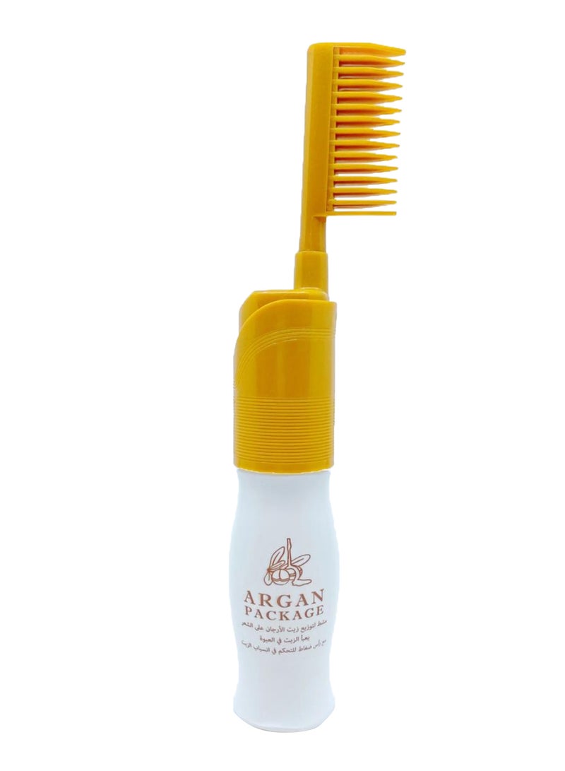 Bottle Comb Applicator Gold/White