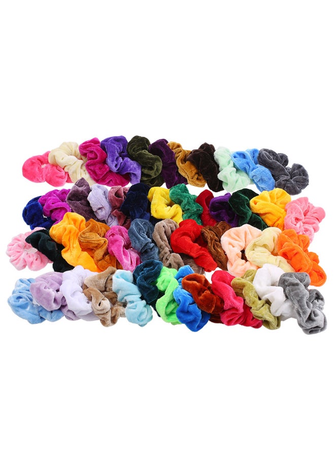 50-Piece Hair Scrunchie Set Multicolour - Image 1