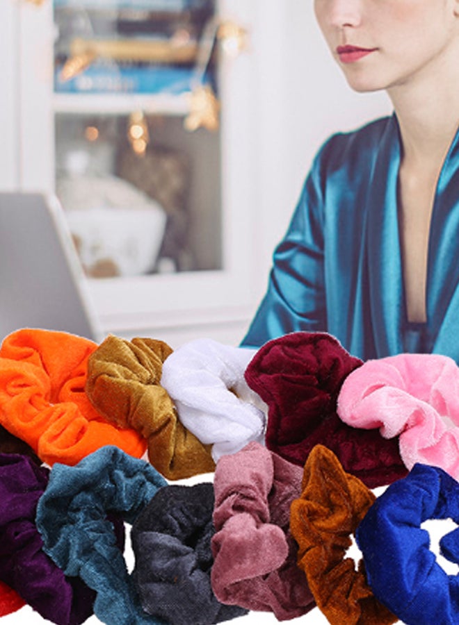 50-Piece Hair Scrunchie Set Multicolour - Image 2