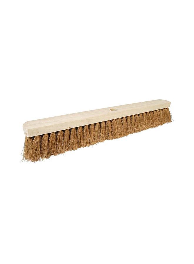 Silverline Soft Coco Broom Brush Brown 0.6x0.07x0.130meter  - Image 1