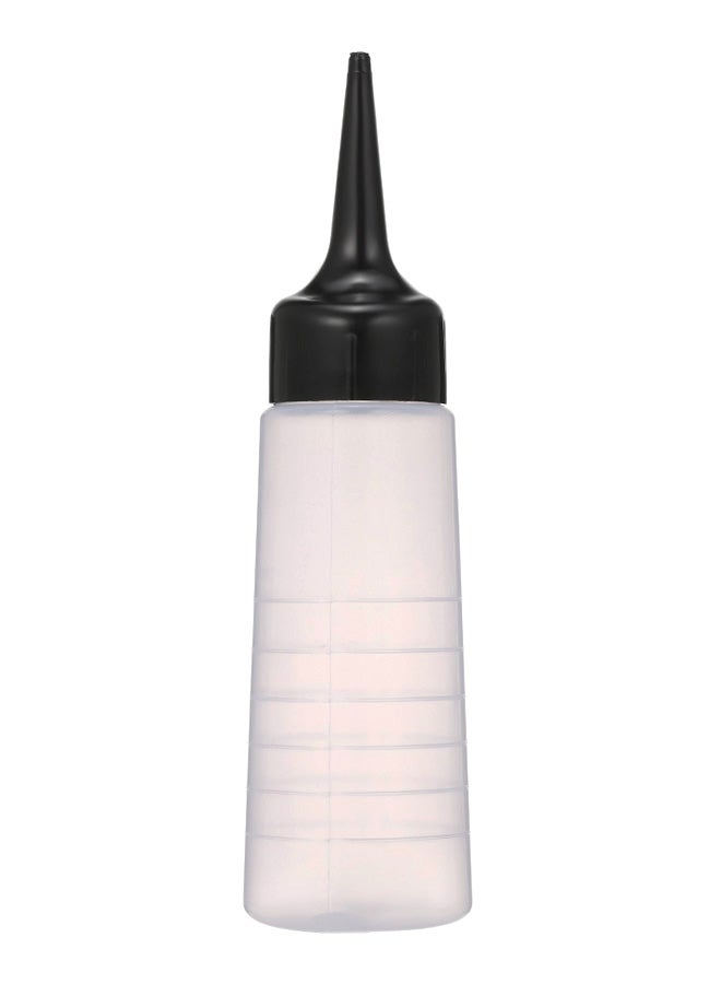 زجاجة مزج ألوان الشعر شفاف/أسود 21 x 5سم  - Image 1