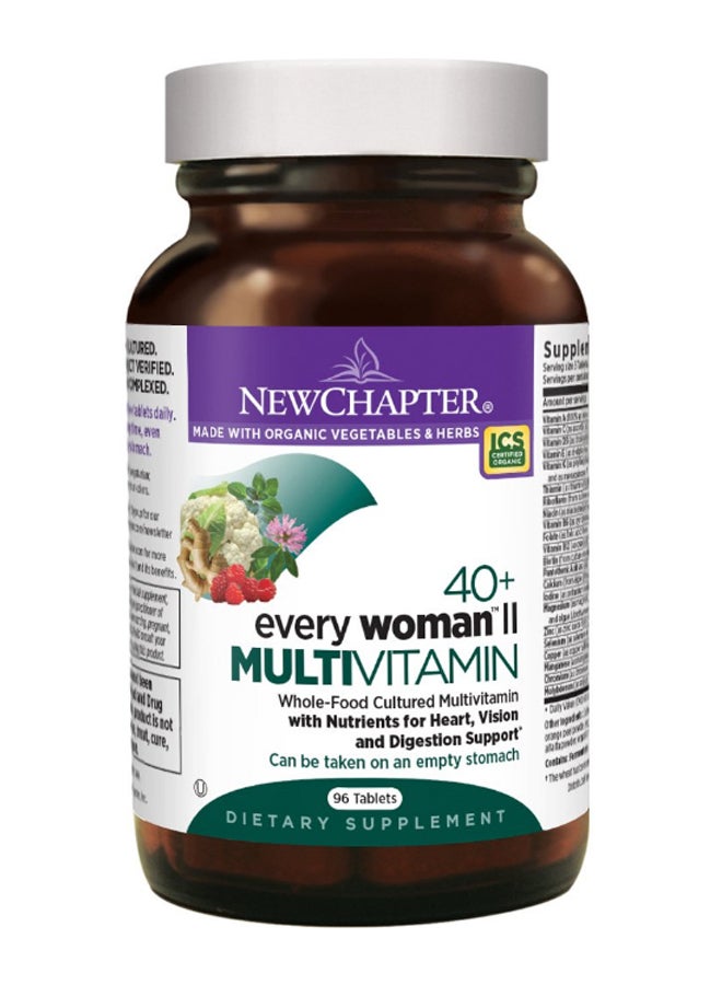 نيو تشابتر فيتامينات متعددة مستنبتة من الغذاء غير المعالج بعدد 96 قرصاً