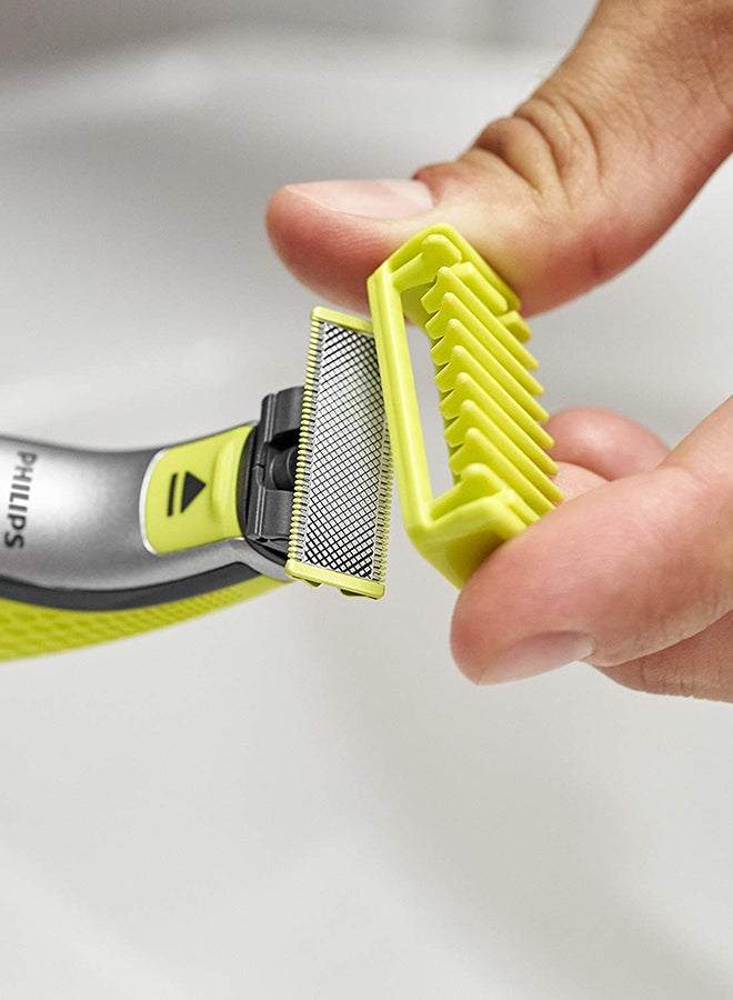 Gillette 2-Piece Norelco One Blade Set Green 18.1grams - Image 3