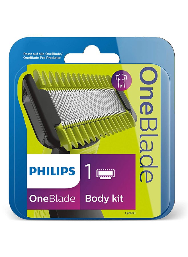 Gillette 2-Piece Norelco One Blade Set Green 18.1grams - Image 4
