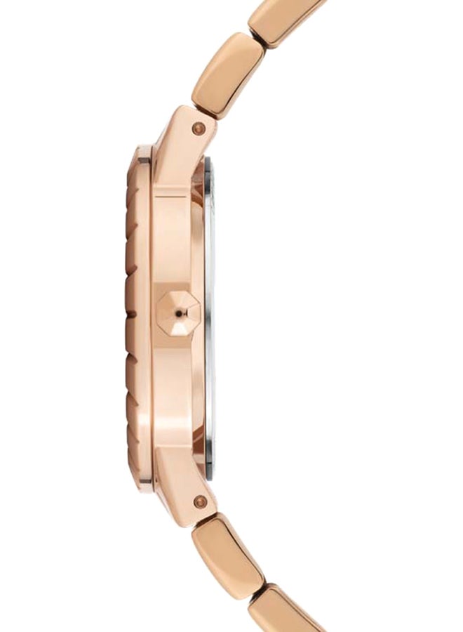 POLICE Women's Shirowa Round Shape Stainless Steel Analog Wrist Watch 33 mm - Rose Gold - P 16039BSR-32M - Image 3