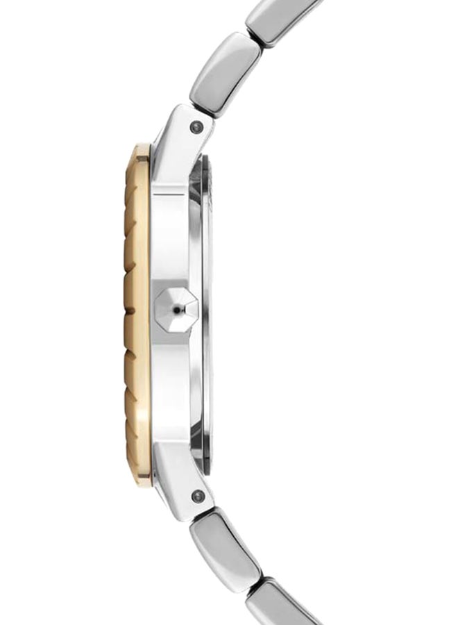 POLICE - Women's Shirowa Round Shape Stainless Steel Analog Wrist Watch 33 mm - Silver - P 16039BSTG-04M - Image 1