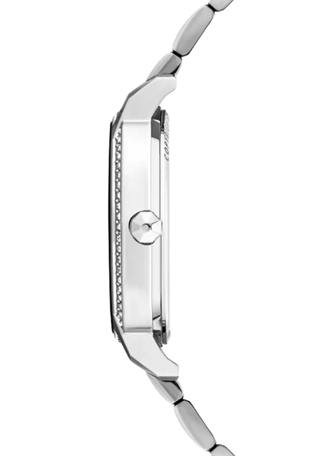 POLICE Women's Women's Nadu Round Shape Stainless Steel Analog Wrist Watch 42 mm - Silver