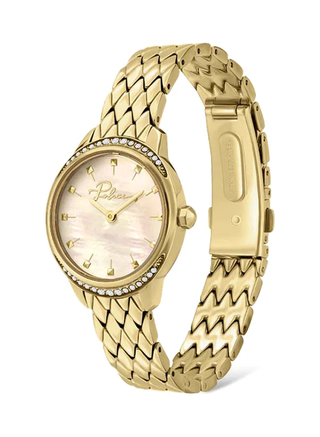 POLICE Women's Police Montavilla Analogue Champ Mop Dial Gold Plated Stainless Steel Watch For Women - PL 16042LSG-54M