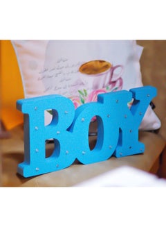 Salla Boy Sign LED Light Blue 40x21cm  - Image 3