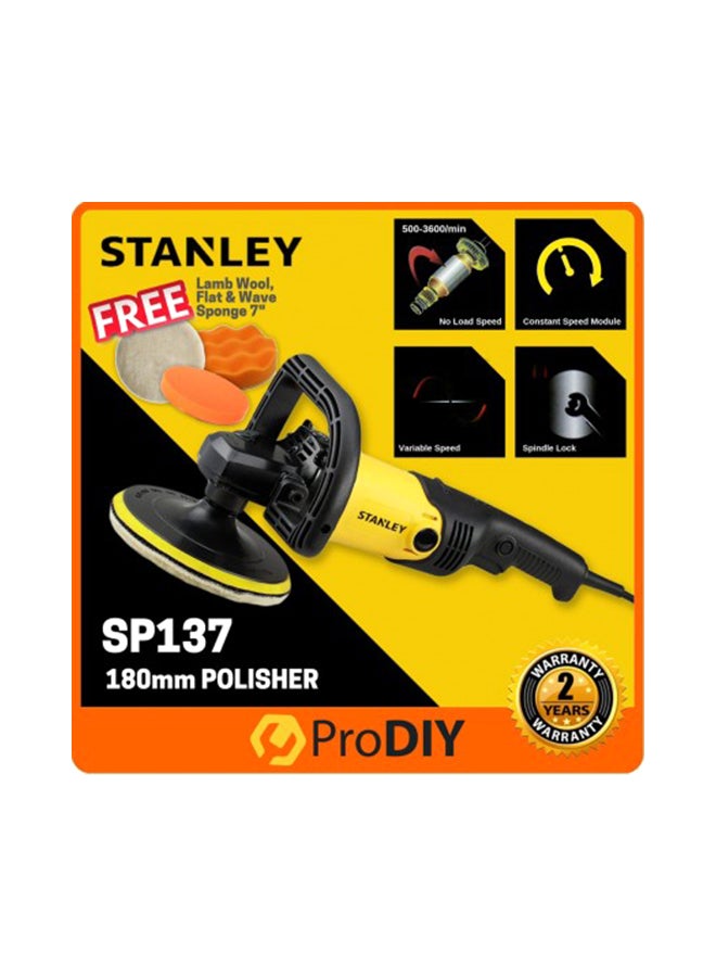 Stanley - Compact Polisher Yellow/Black - Image 1