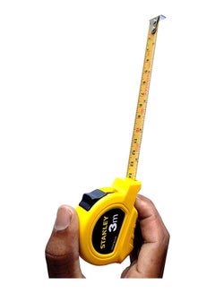 Plastic Short Measuring Tape Yellow/Black 3meter - v1582282264/N35034085A_3