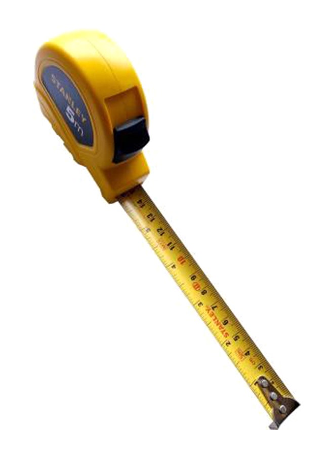 Stanley - Plastic Short Measuring Tape Yellow/Black 5meter - Image 1