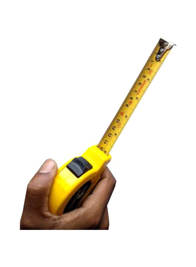 Stanley - Plastic Short Measuring Tape Yellow/Black 5meter - Image 1