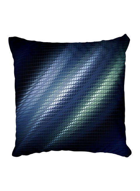 Decorative Printed Pillow Cover Polyester Blue