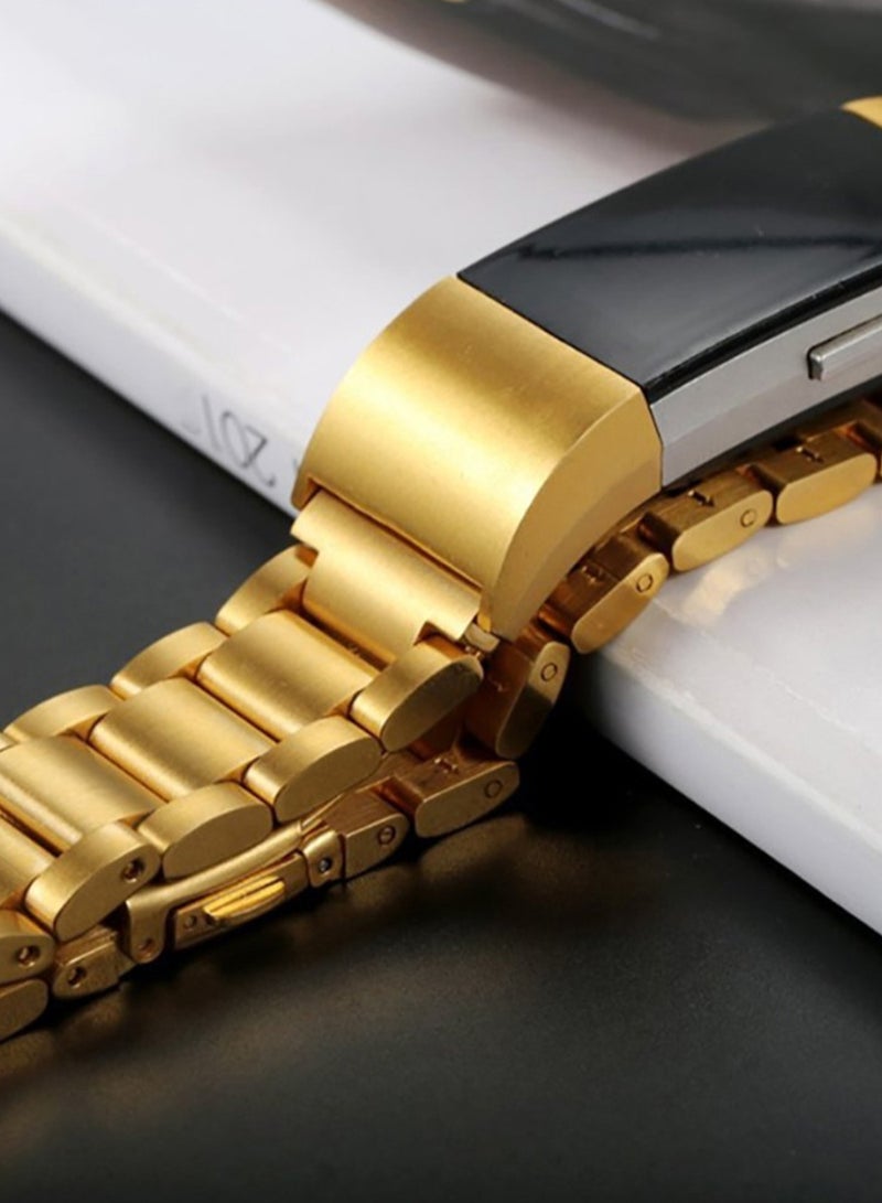 Ozone Replacement Strap Bracelet For Fitbit Charge 3 Gold - Image 3