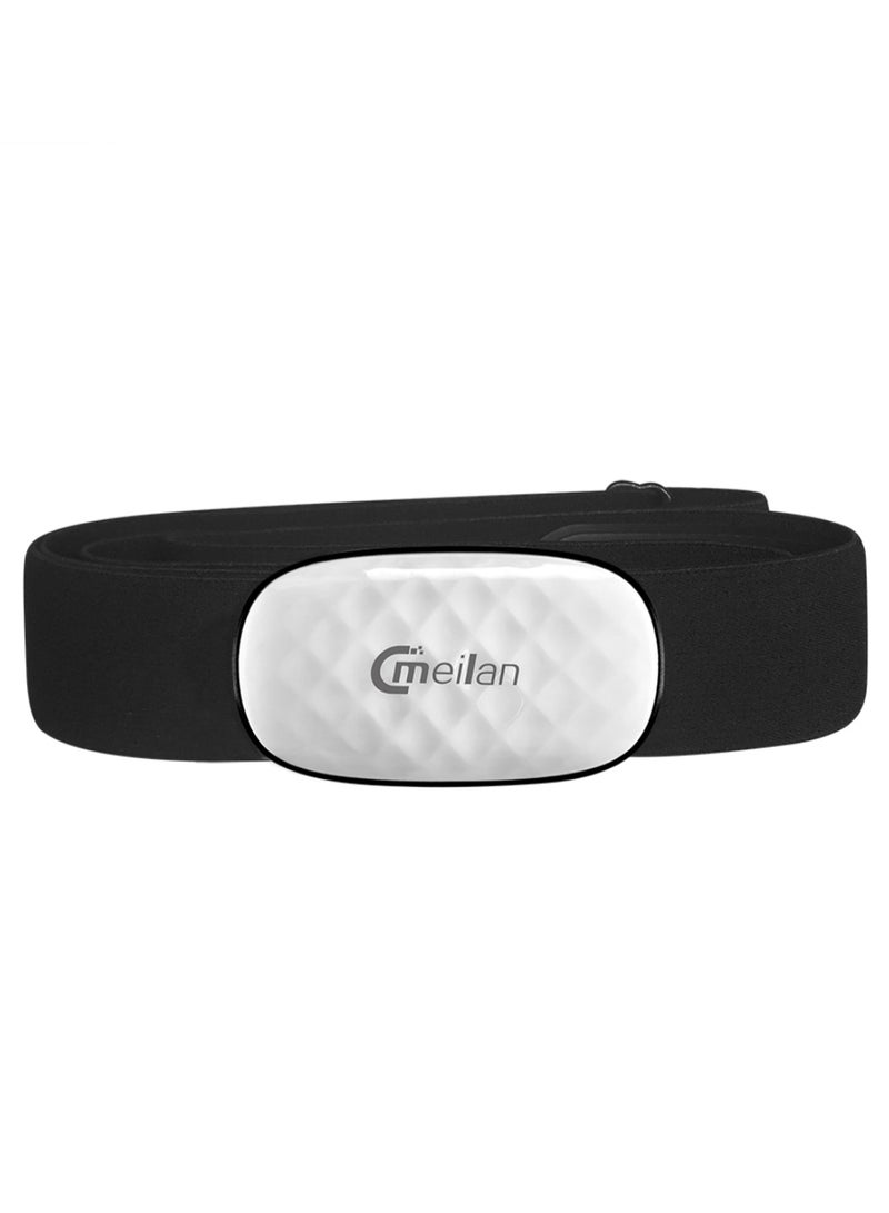 Meilan Heart Rate Monitor Fitness Tracker Black/White - Image 4