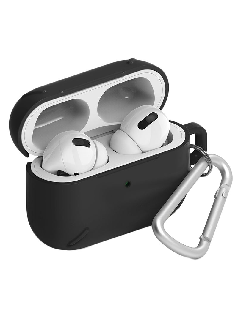 Ringke - Layered Designed Case For AirPods Pro With Hard PC Black - Image 1