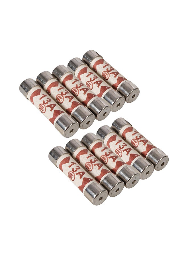 طقم صمامات مكون من 10 قطع . فضي 10 x 2.5 x 12.5Ø³Ù†ØªÙŠÙ…ØªØ± 